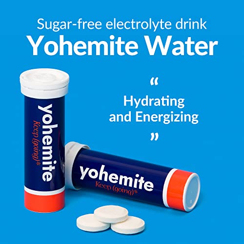 Yohemite Electrolyte Drink Tablets | Electrolyte Tablets For Hydration | Stevia Energy Drink | Electrolyte Drinks Dissolves In One Minute | 1 Tube With 10 Tablets #TOP1