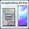 Sgbvzbd Street Scenery Theme Sticker Scrapbooking Supplies for Junk Journal, 54 Sheets Washi PET Stickers - Vintage Journaling Supplies, Ephemera Sticker Book Pre Cut(TZ-001-004) #5
