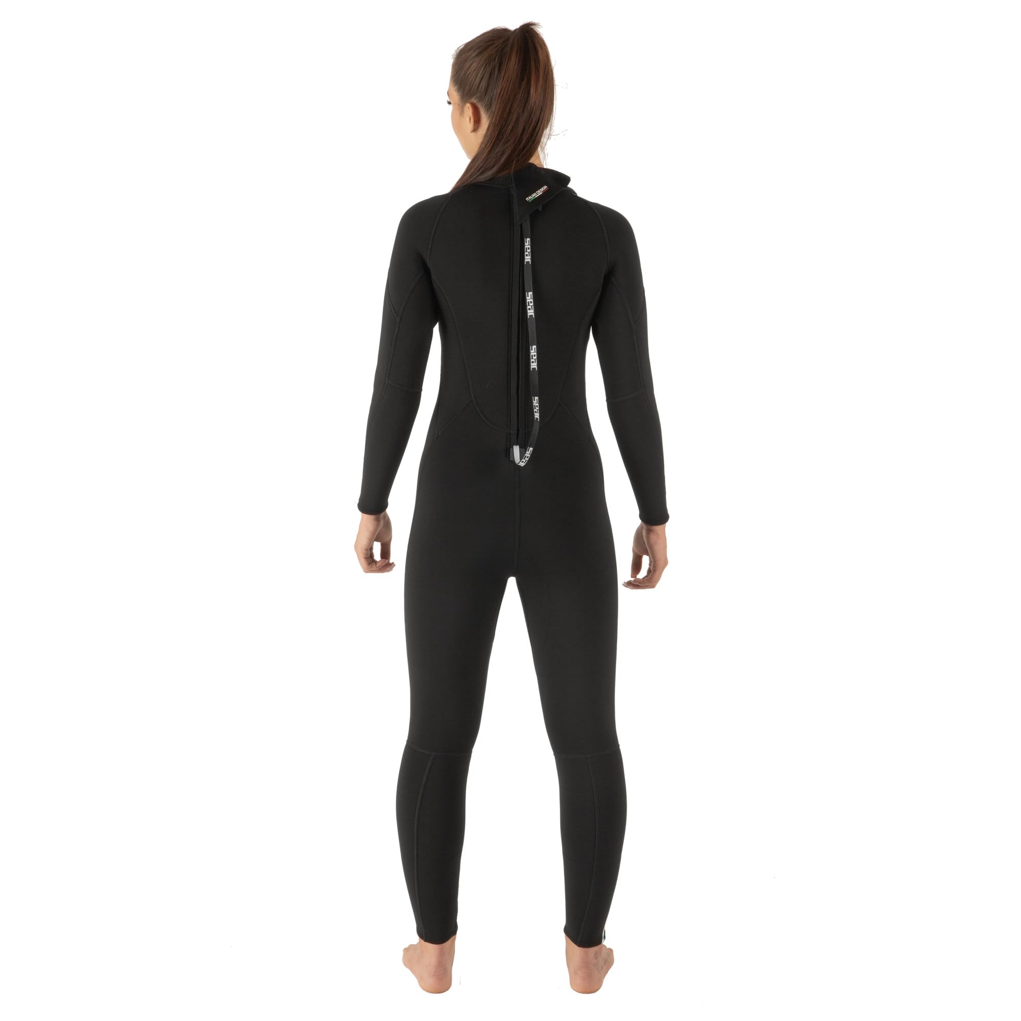SEAC Feel-S Lady 3mm – Muta da donna in neoprene UltraStretch 3 mm, con cerniera posteriore YKK, cuciture Flatlock e ginocchiere rinforzate – Muta sub, snorkeling e freediving