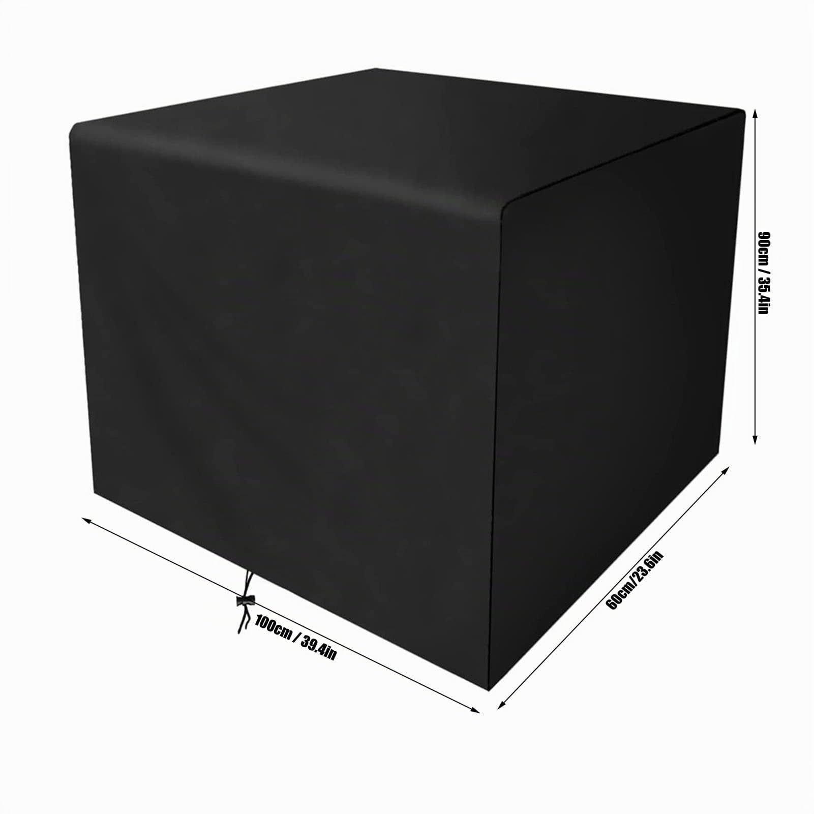 Wakects Fodera per mobili da giardino, 100 x 60 x 90 cm, per divano da esterno, impermeabile, resistente al a prova di strappo, fodera in poliestere