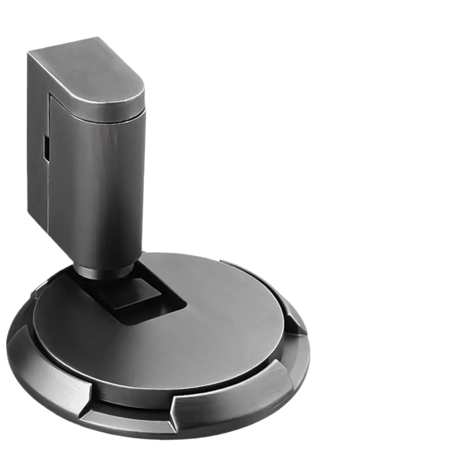 Kdhcvkz Silver 1Pcs Heavy Duty No Drill Door Stopper Mechanical No Drilling Door Stopper(Silver)