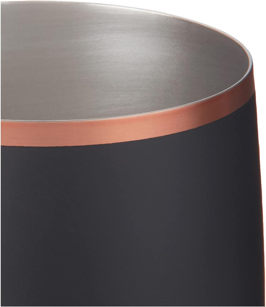 Snowfox Insulated Whiskey Glasses, Premium Vacuum Insulated Stainless for Cold Drinks, Steel Rocks Glasses, Set of 2, Old Fashioned Glass, Gift for Men, Home Bar Accessories, 11oz, Black/Gold - Image 9