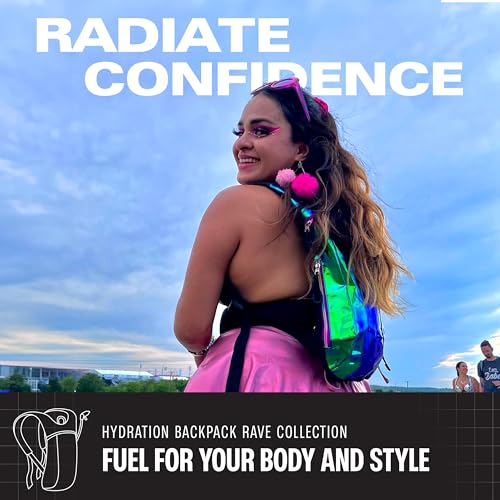 Image of Sojourner Rave Hydration Pack - Hydration Backpack - Hydropack with 2L Bladder - Water Backpack for Festivals, Hiking, Running, Biking and More