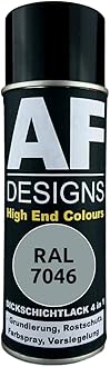 Alex Flittner Designs Rust Protection Paint 4-in-1 RAL 7046 Telegrey 2 Metal Protective Paint Spray Rust Protection Paint Spray Can