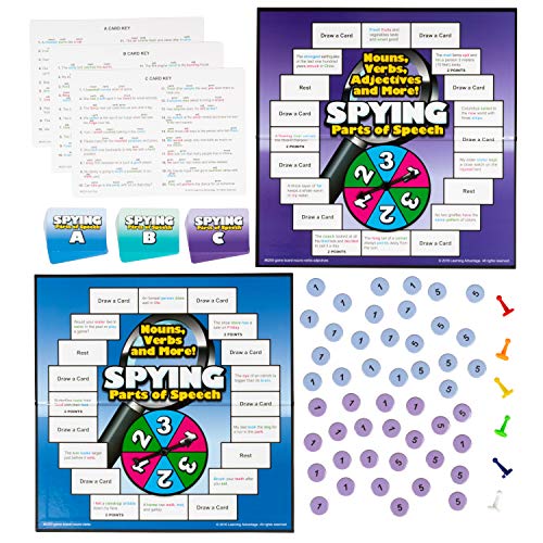 Juego de mesa Spying Parts of Speech para niños miniatura 2