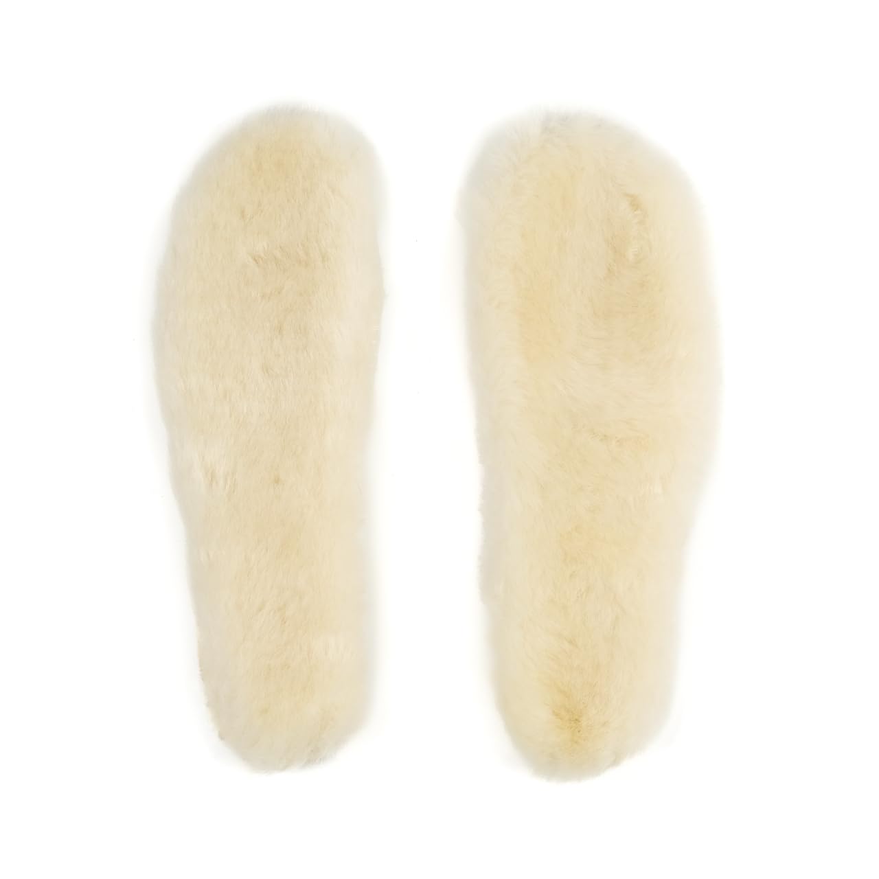 ADLNOSVY Sheepskin Insoles Natural Unisex Cozy Warm Durable Soft Sheep Wool Fleece Replacement Inserts for Men and Women (9 Women/7 Men)