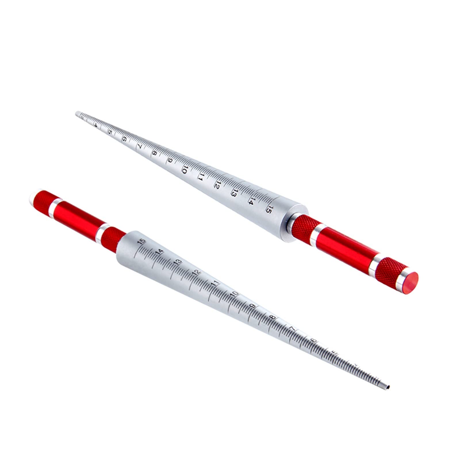 Cyfrowe Narzędzia Pomiarowe Feeler Gauge 3-15mm okrągły stożkowy metryczny miernik średnicy wewnętrznej do małego otworu szczelinowego