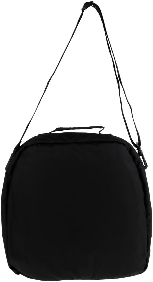 Water Resistant Dive Flag Scuba Diving Snorkeling Regulator Gear Carry Bag PU Coated 12.6x13x2 Inch Black Red