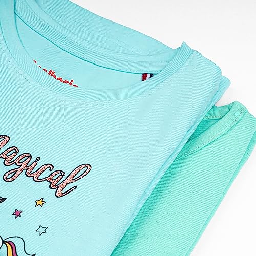 Image of Real Basics Girls Regular Fit Full Sleeves Tshirt (Pack of 2)