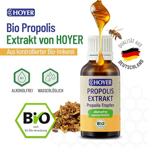HOYER Propolis Tropfen BIO-zertifiziert 30 ml - alkoholfrei – Ansicht 2