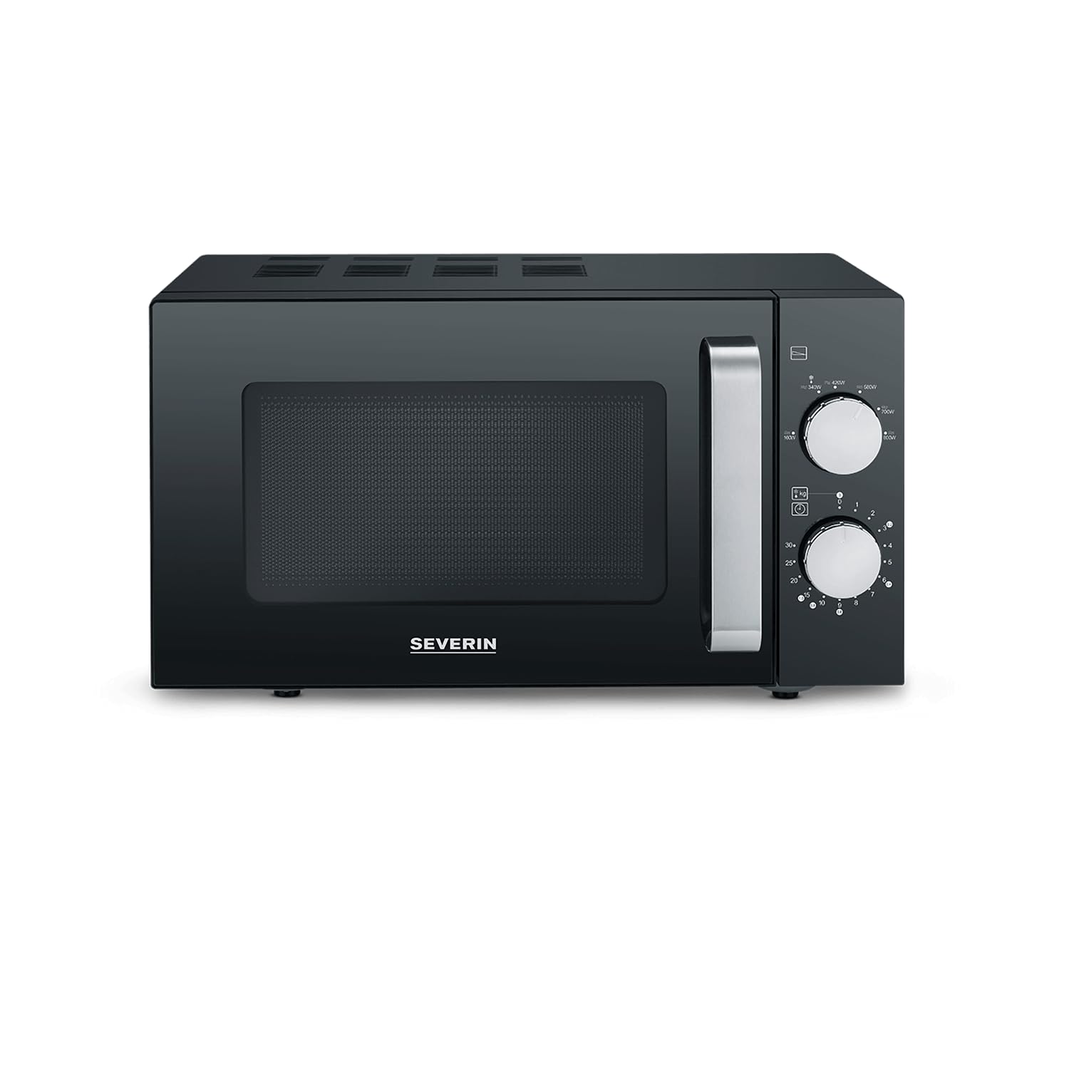 SEVERIN Mikrowelle mit Glasboden & Automatik-Langschlitztoaster