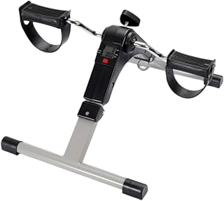 Syrebo Pedal Exercise Bike, Indoor Exercise Pedal Machine Bike for Arms, Legs and Physical Therapy, Under Desk Bike Pedal Exerciser with Electronic Display for Legs and Arms Workout