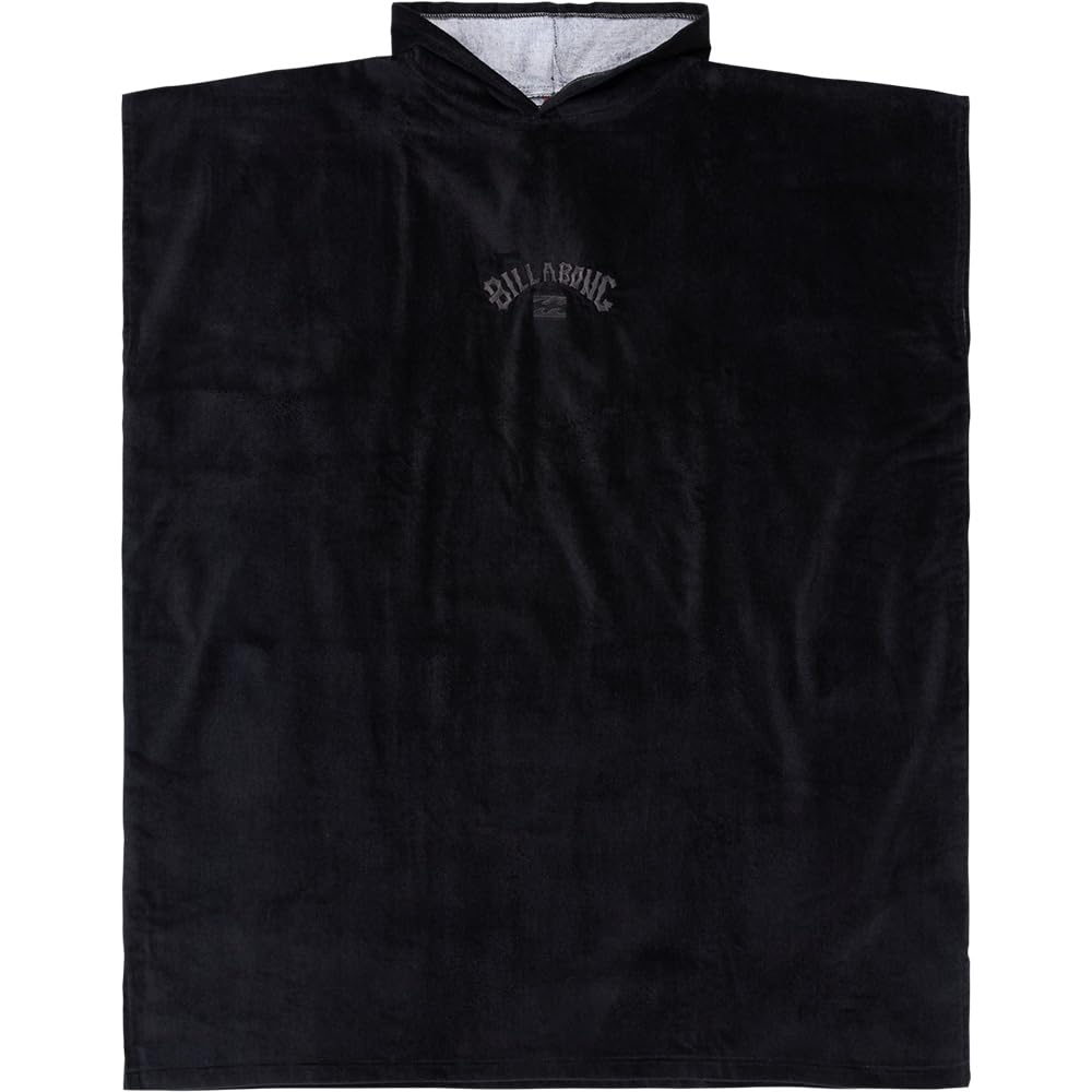 BILLABONG Poncho de Plage Mens Hooded Towel Noir