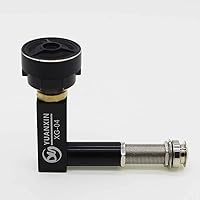 Vista 2 de Pastilla de tambor africano con micrófono Djembe Recogida de tambor negro Accesorios de tambor de percusión Accesorios para instrumentos musicales