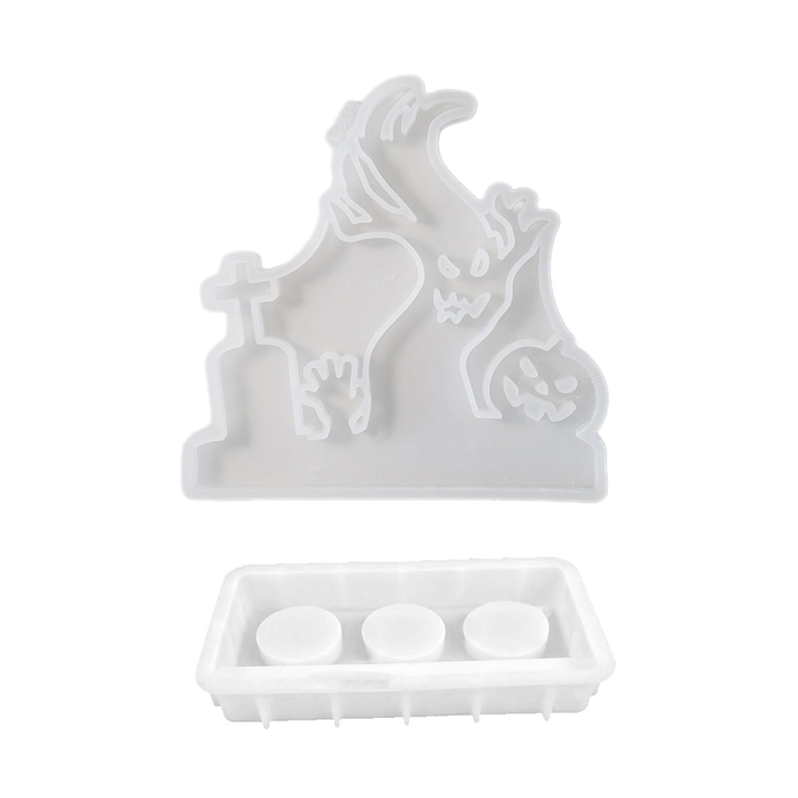 Moule silicone Halloween pour bougeoir fait main lors de vos ateliers DIY