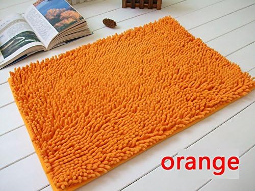 Non Slip Soft Shaggy Bedroom Rugs Bath Doormat Carpet Floor Bath Mat Chenille 4060cm