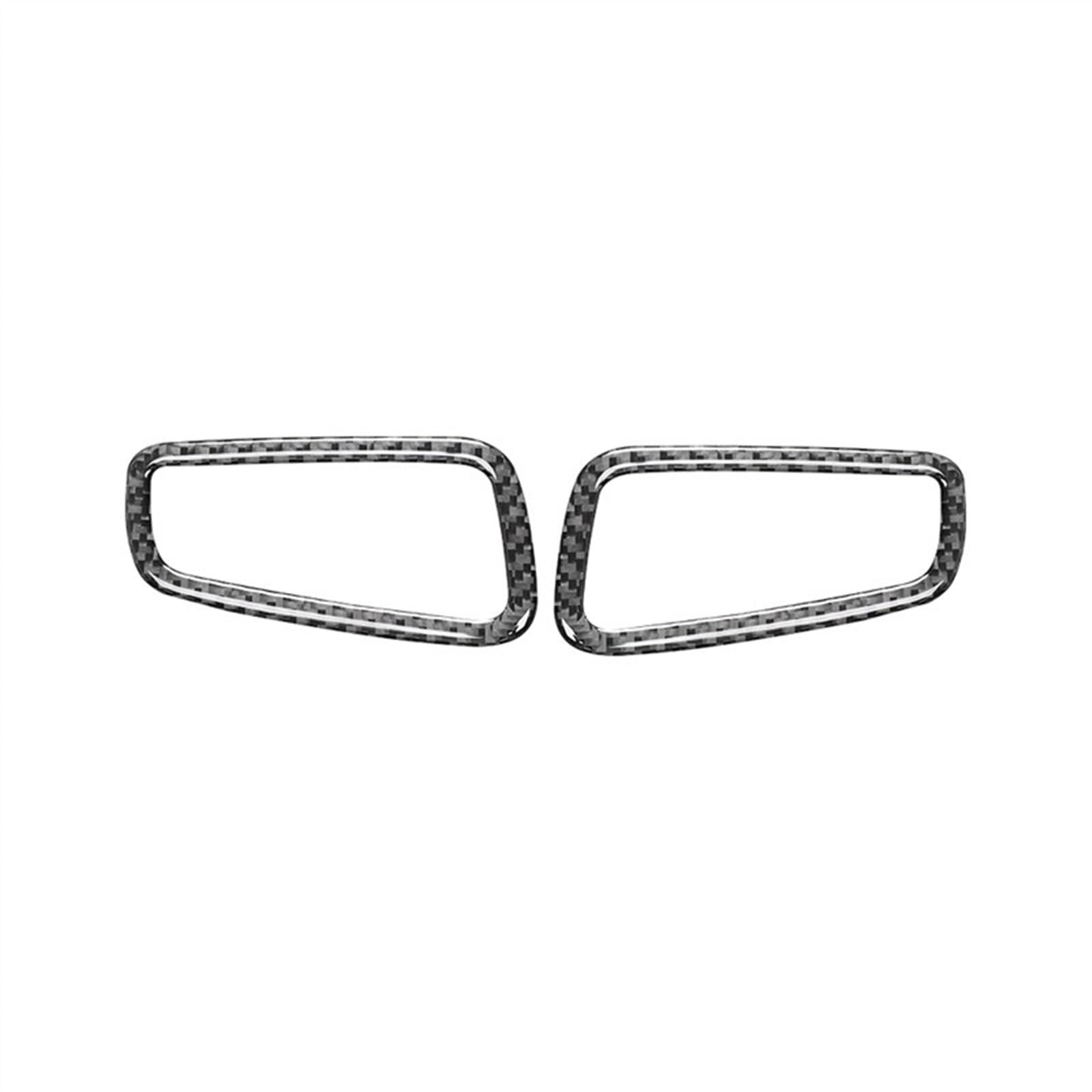 Hmjdz Carbon Fiber Black Car Part Car Center Console Dashboard Air Outlet Vent Cover Trim Carbon Fiber Stickers For H-Onda For Civic 11Th Gen 2022 Interior Accessories
