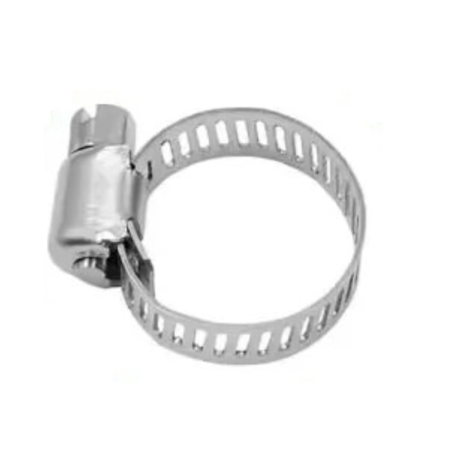 10PCS Adjustable Stainless Steel Hose Clamps - Durable Pipe Fasteners for Fuel, Water, and Silicone Hoses(91-114MM)