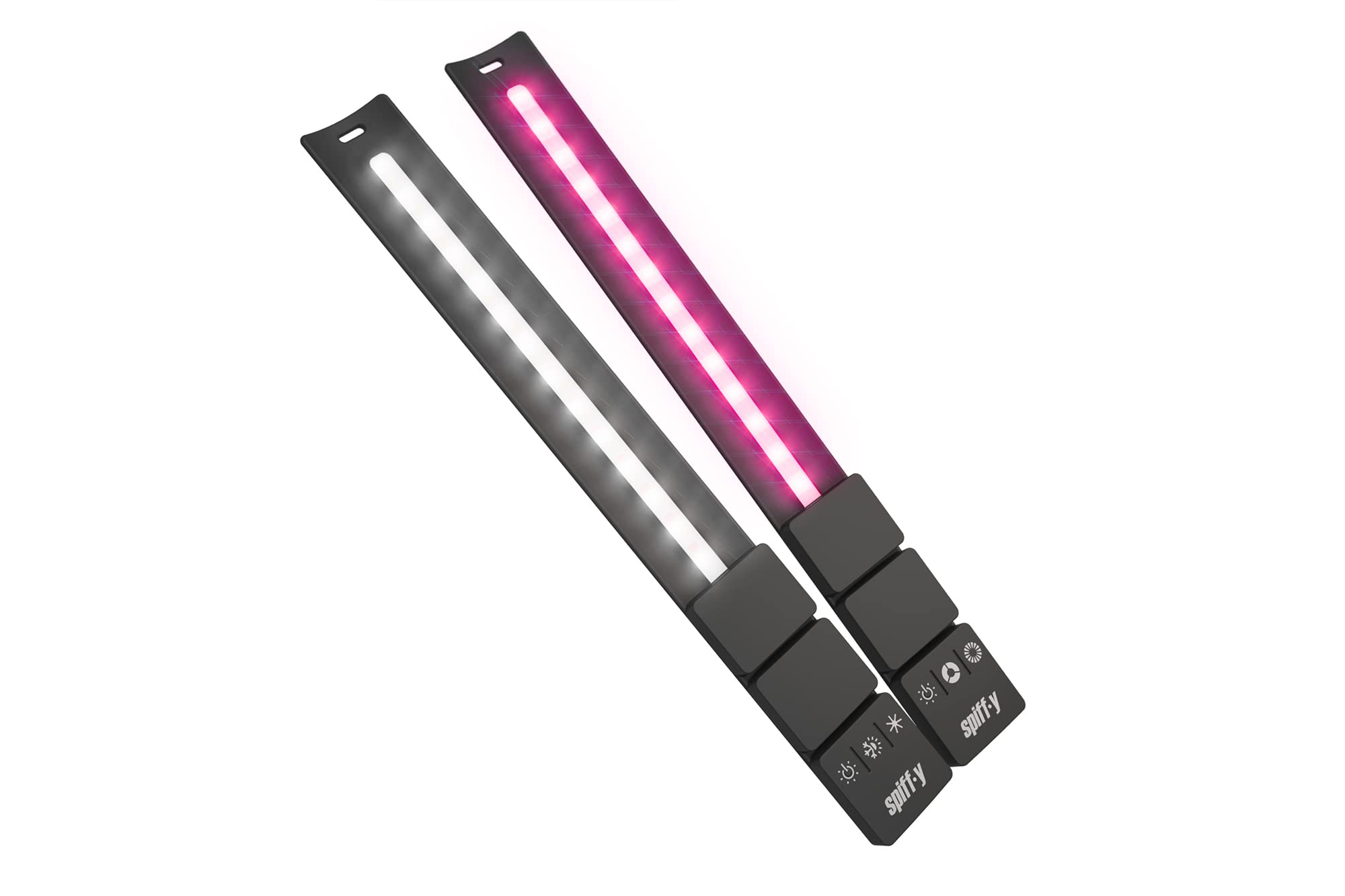 LED Light Wrap Set, Magnetic Portable LED Light Wand with 28 LEDs & 5 Effects | for Photography, Videography, Vlogging, Content Creation | KYU-6 Bi-Color + KYU-6 RGB