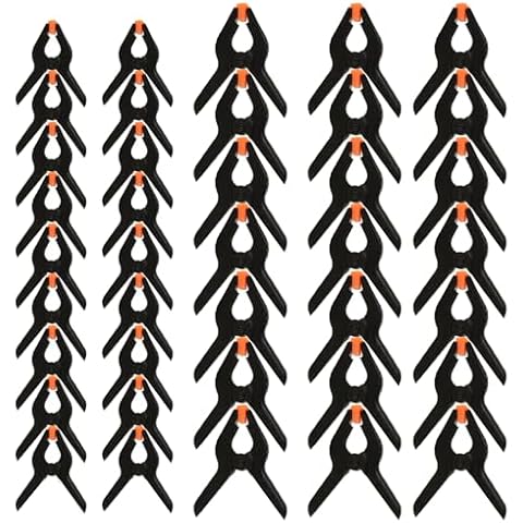 LDHHYH 60PCS Heavy Duty Nylon Spring Clamps Cover