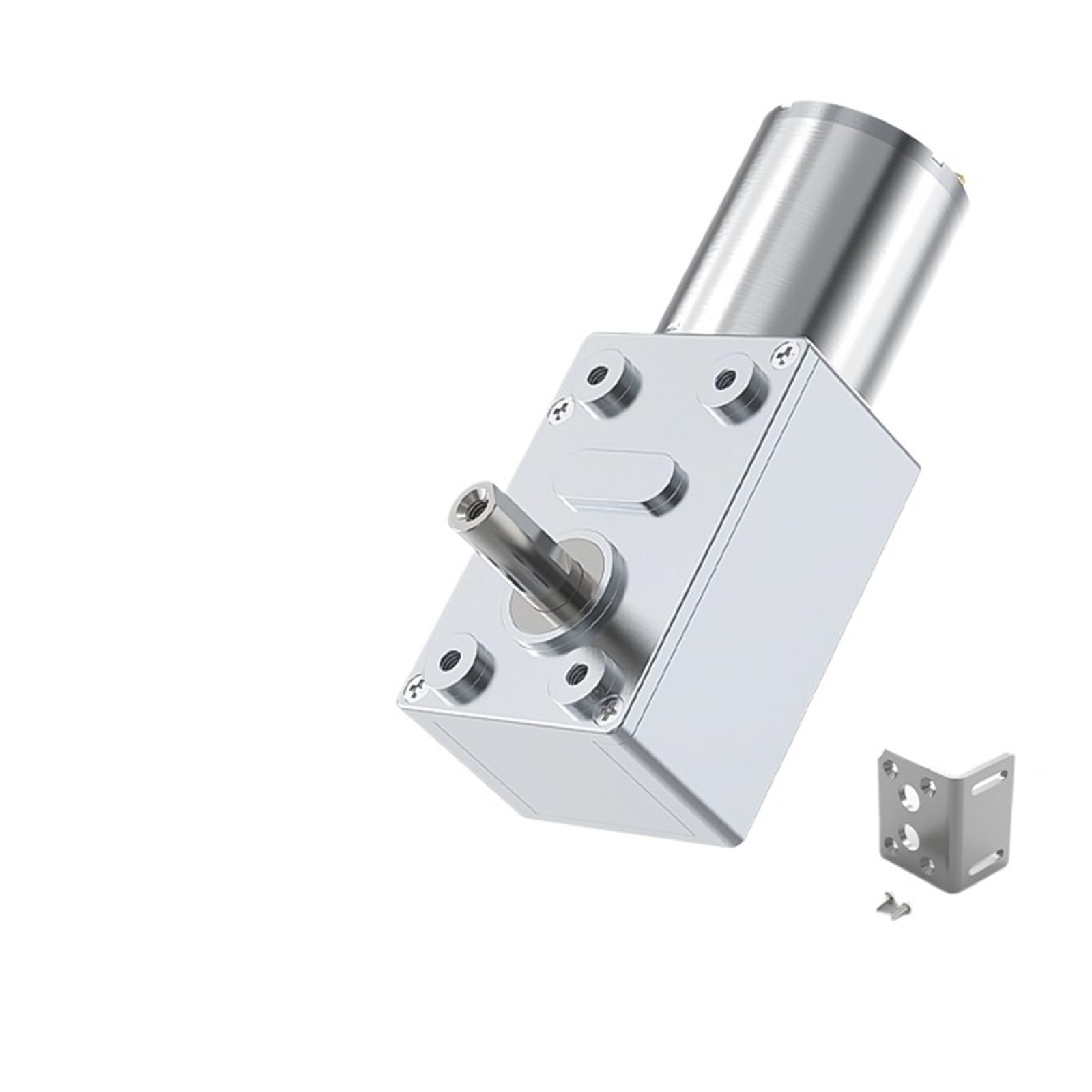 ANERTQUIH JGY-370 Worm Gear Motor 6v Forward and Reverse Adjustable Speed High Torque 1Pcs(6V Single Motor,90RPM)