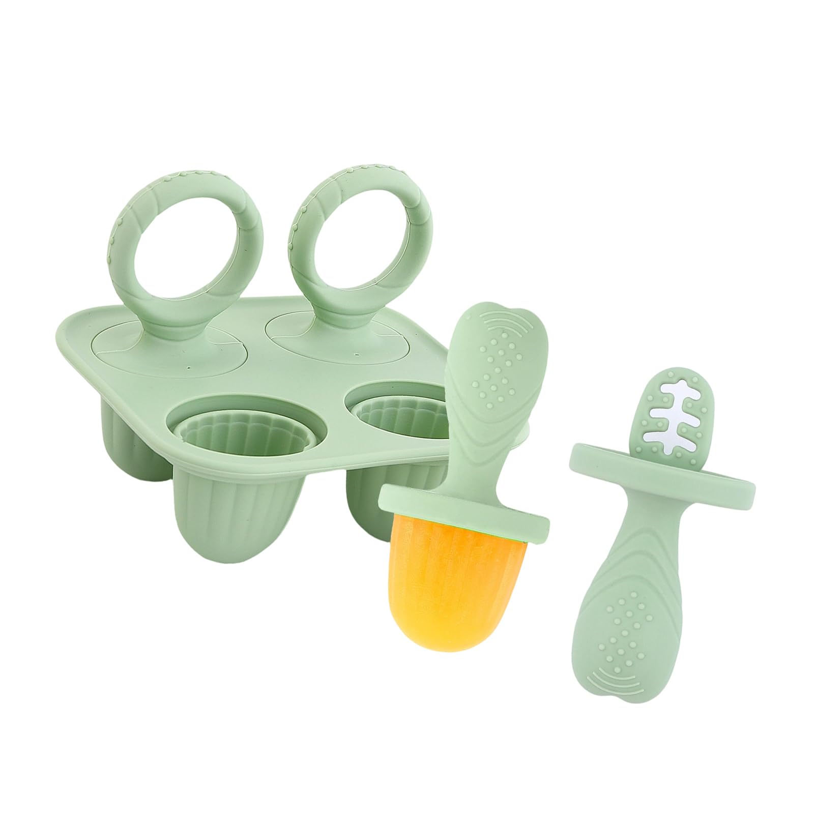 hogtnd Silicone Freezer Stem Moulds, Homemade Stem, Stick Maker Mould for Making Healthy Homemade Freezer Ice Creams in Fun Shape
