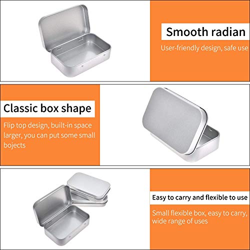 Aybloom AB1206157 Metal Rectangular Empty Hinged Tins thumb #2