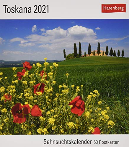 Toskana 2021: Sehnsuchtskalender, 53 Postkarten Livre PDF Gratuit