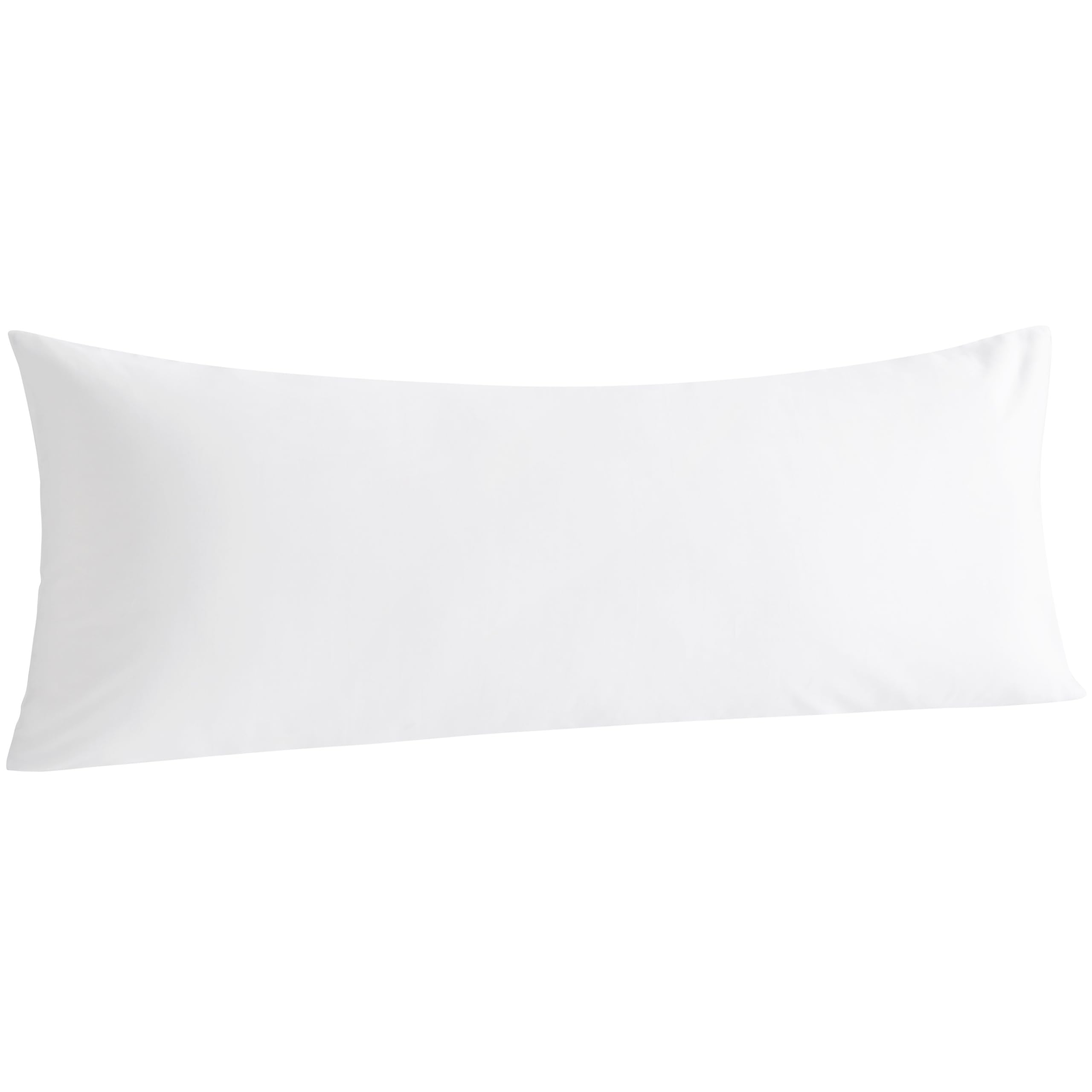 Taie de coussin coton délavé 50x137 cm blanc anti-irritation adulte