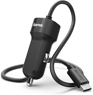 Hama - Car Charger, USB Type-C, 3 A, black - Black (1 Accessories)