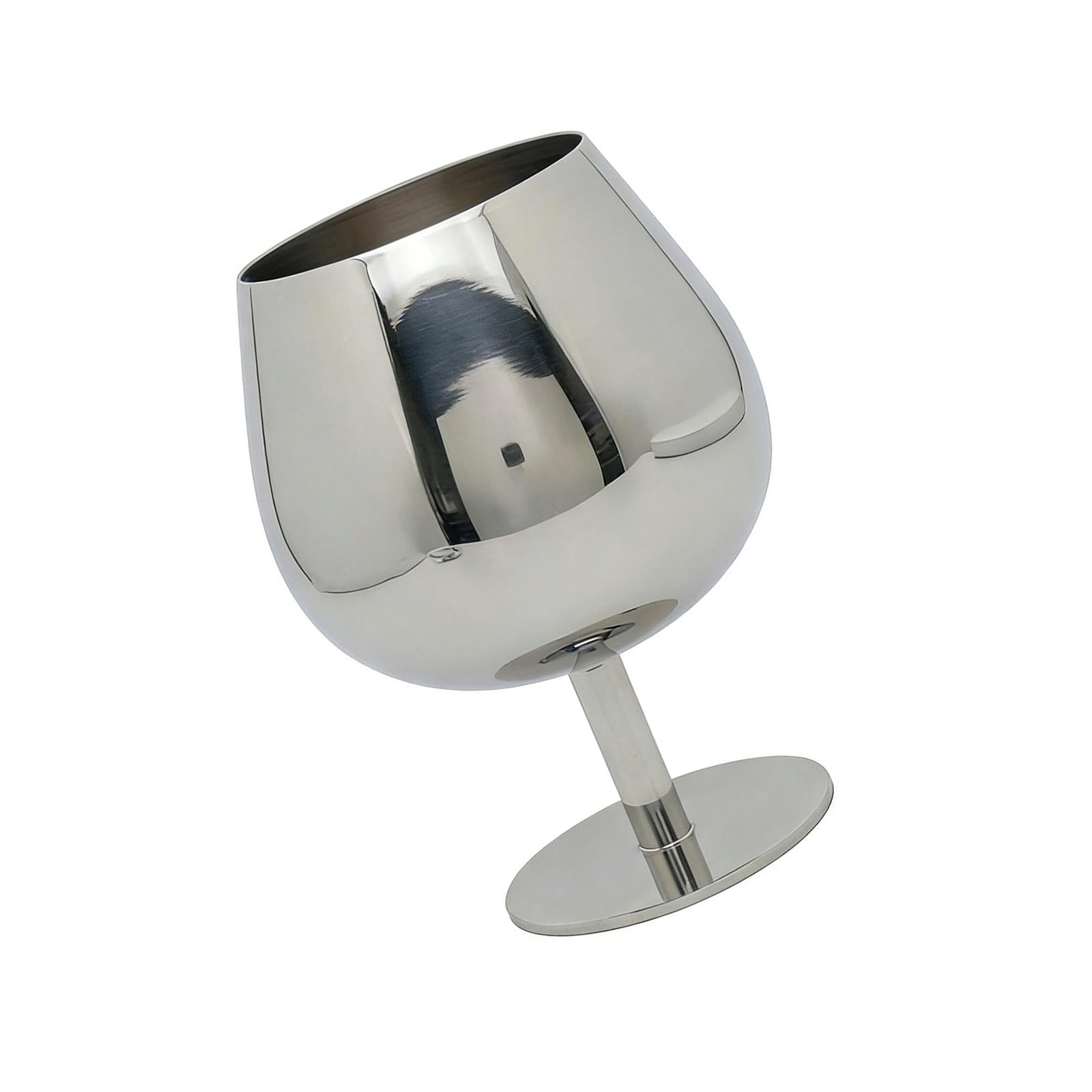 Tsophreniq Modern 304 Stainless Steel High Foot Cup Suitable for Sweets and Beverages Round Footed Ice Cream Bowl Rustless Goblet Dessert Cup