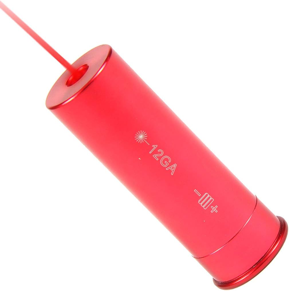 RED Laser 12 Gauge Shotgun Bore Sight Boresighter Laser Boresight 12 GA 12GA