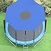 Generic Trampoline Shade Cover, Sail for Outdoor with Ties Trampoline Cover Easy to Install, for Outdoor Backyard Playground, for 6/8/10/12/14/16FT Trampolines(Size:14ft)