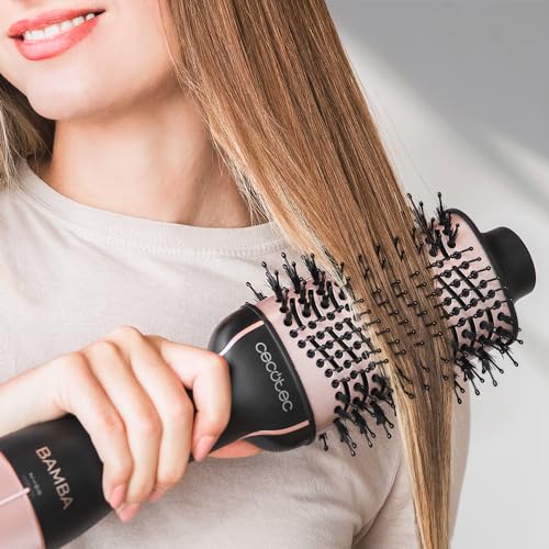 Cecotec Volumenbürste Bamba CeramicCare Unique. 1200 W Leistung, 2 in 1: Haartrockner und Styler, Keramikbeschichtung, 2 Geschwindigkeiten und 3 Temperaturen, Luftstromfunktion.
