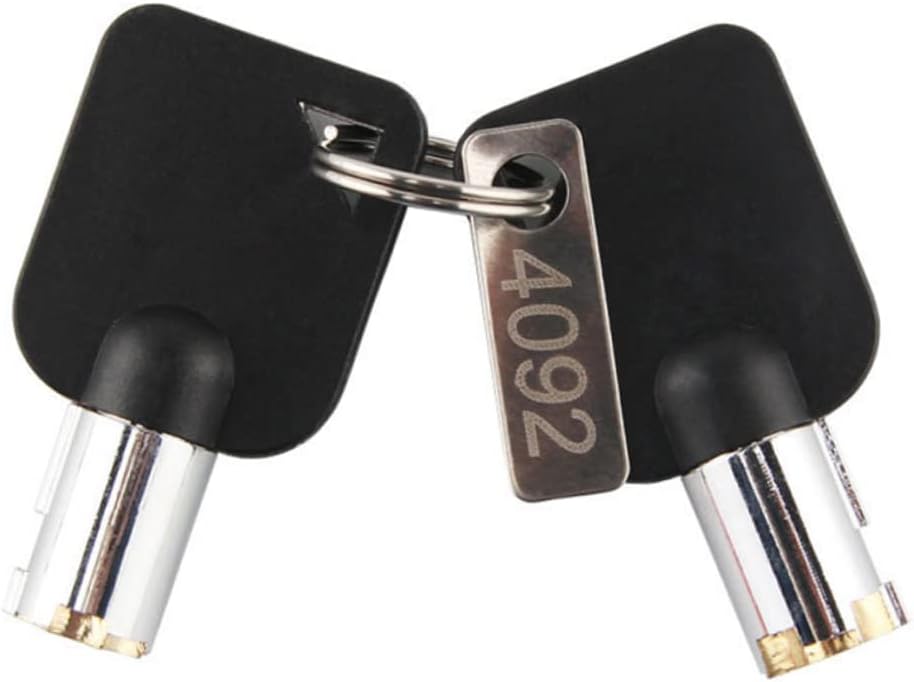 BESPORTBLE Motorcycle Parts Combination Bike Lock Piezas para Bicicletas Bike Accessories Cycling Parts Cable Lock Steel Cable Ring Horseshoe Bicycle Wheel Red