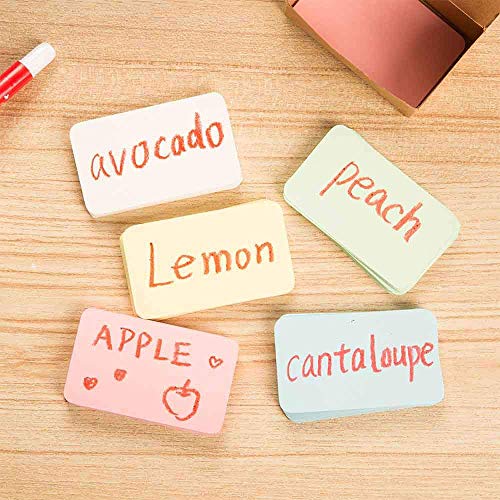 Blank Index Business Message Cards Vocabulary Word Card Diy Gift Tags Card About 100Pcs,Colour #TOP2