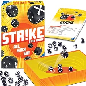 Ravensburger Strike - Classic Dice Game for Kids and Adults - Roll. Match. Win!