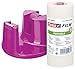 Produktbild tesa Tischabroller, mit neuem Anti-Rutsch Boden, Modell "Compact", pink, inkl. 6 Rollen tesafilm invisible, 33m:19mm