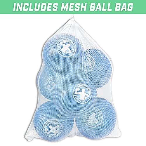 image for GoSports Dodgeball Balls - 6 Pack Air Touch No-Sting Balls - Includes 