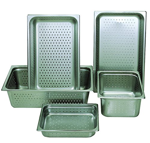 Update International NJP-334 4 Inch Third-Size Anti-Jam Steam Table Pan thumb #1