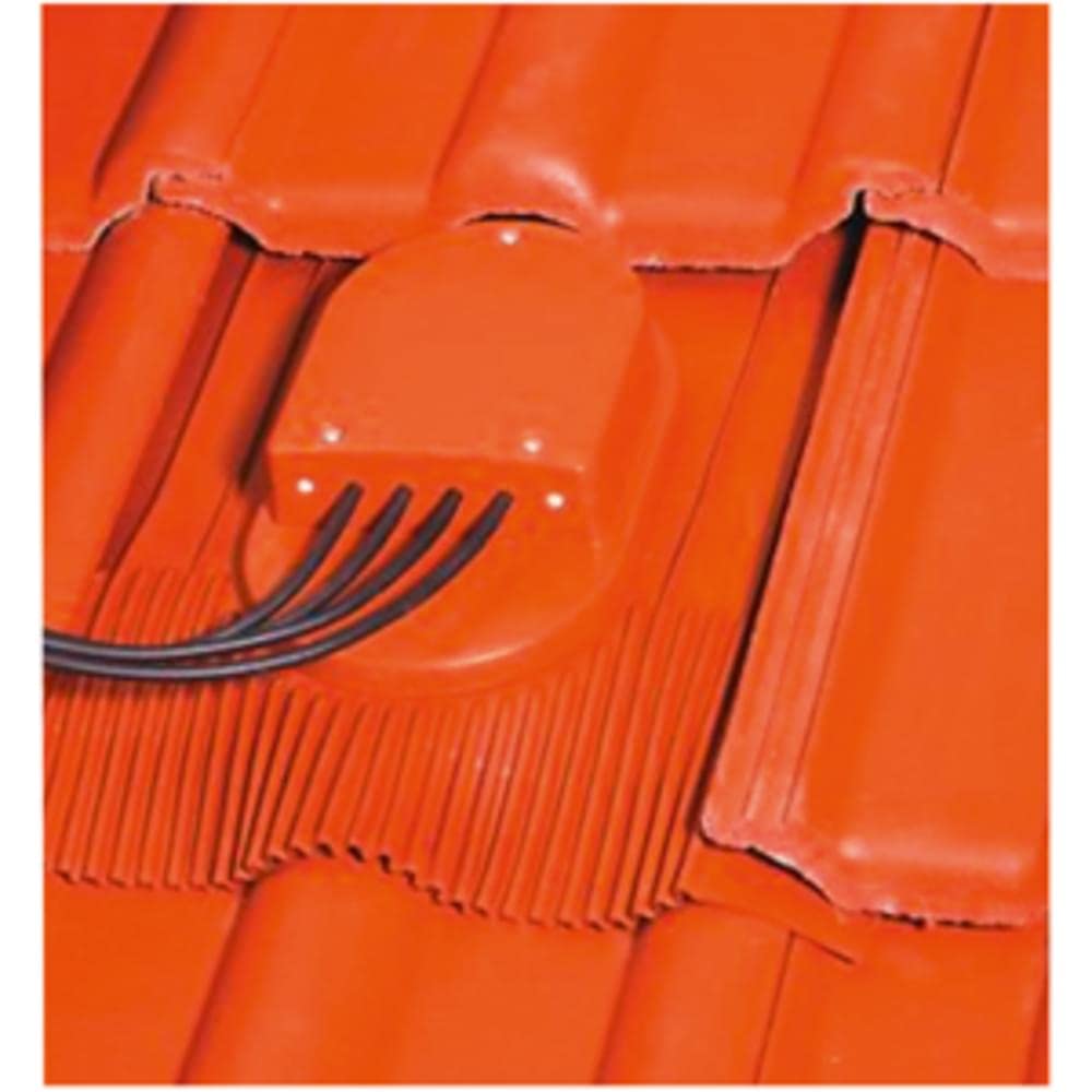 Klöber® PV Kabeldurchgang Venduct 8 Kabel rot