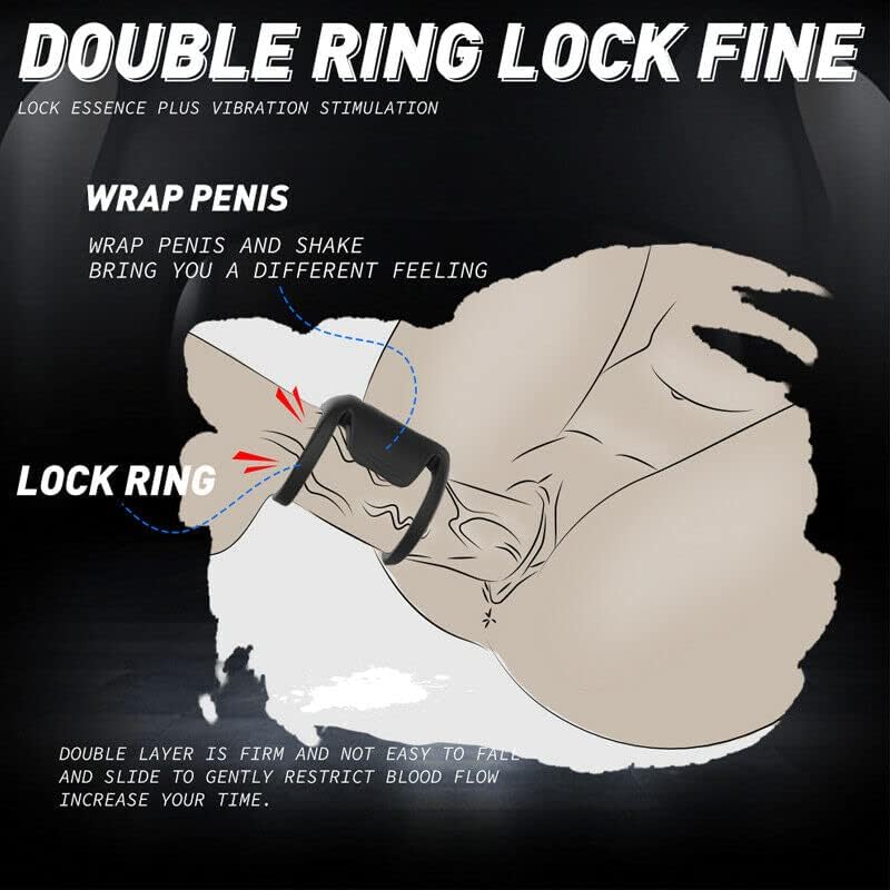 [WALLER PAA] Vibrating Penis Sleeve Extender Cock Ring Vibrator Sex Toys for Men Couple Toys