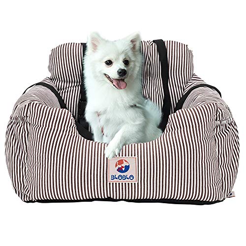 BLOBLO Dog Car Seat Pet Booster Seat Pet Travel Safety Dog Bed…