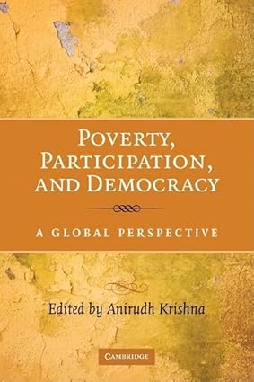 Povert, Participation And Democracy : A Gobal Perspective