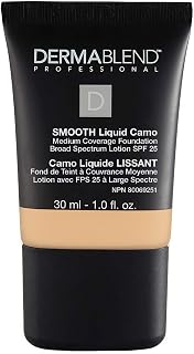 Dermablend Smooth Liquid Camo Foundation for Dry Skin with SPF 25, 30mL