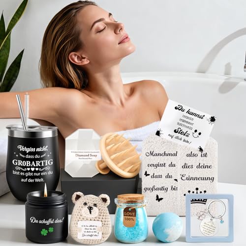 Giftota Geschenke für Frauen, 11-tlg. Valentinstag-Geschenk für Sie, Inspirierende Geschenkset Freundin Geburtstag Valentinstag Kleine… – Ansicht 3