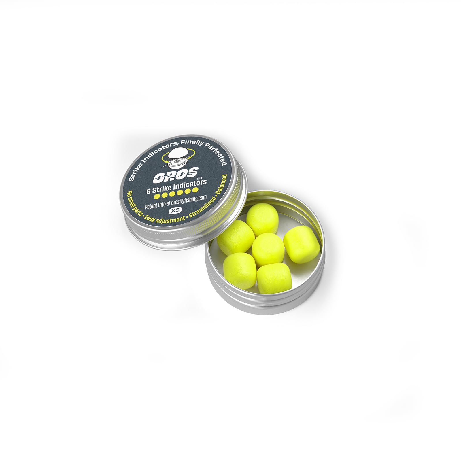 Oros Strike Indicators for Fly Fishing, Reusable Foam Nymph Indicators, High Visibility Trout Fishing Float, Assorted Sizes