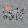 Basketball-Mom-T-Shirt-Women-Letter-Print-Tee-Funny-Heart-Hoop-Graphic-Mom-Shirts-Casual-Short-Sleeve-Tops Basketball Mom T Shirt Women Letter Print Tee Funny Heart Hoop Graphic Mom Shirts Casual Short Sleeve Tops Grey