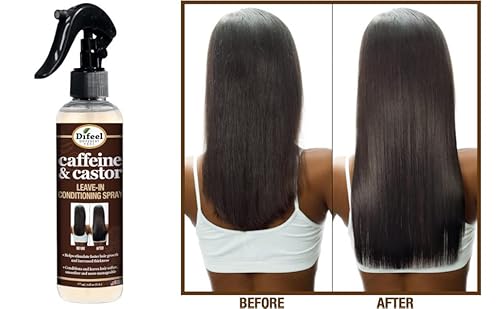 Difeel SL52-CAF60 Caffeine & Castor Leave-In Conditioning Spray 6 Oz. thumb #5