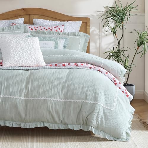 Peri Home Ruffle Bedding Duvet Cover Cottage Core Vintage Country